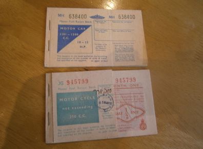 Post War Fuel Ration Books 15 euro each