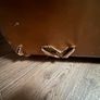 tan leather couch / sofa Image 6