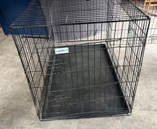 Extra Large (48") Double Door Dog Crate + Fitted Cover