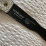 Belt - 50% Polyester Lace with Glittery Sequins and Silver Beaded edges Image 5