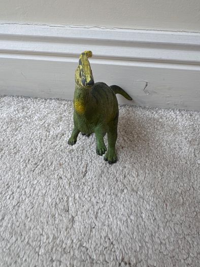 1988 Carnegie Collection Safari Parasaurolophus Dinosaur approx. 12.5 cm. Used Please see photos