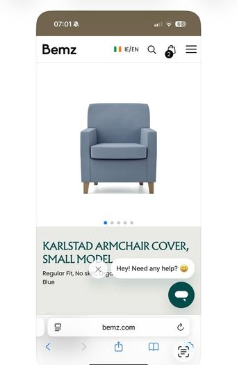 3 x Ikea Armchairs- Removable and Washable Covers