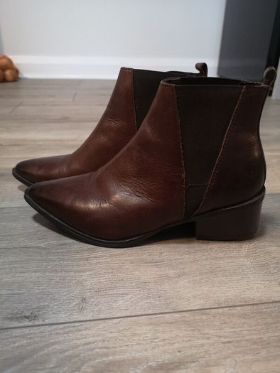 Leather Ankle Boots Size Uk 6