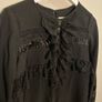 KARTA Stunning Black Longsleeve Cocktail Dress Size L! Image 4