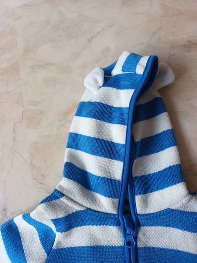 Dunnes Stores Baby Boys  Jack Zip Up Knit Hoodie. Age - 3 Months.