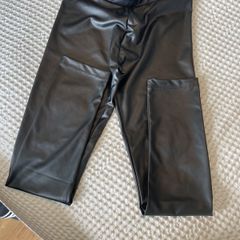 Zara leather leggins age 10