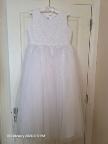Girls Large/Plus size Communion Dress