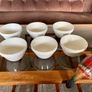6 Vintage Style Mason Cash Small White Pudding Bowl 48s 1950 1960s Era Image 2
