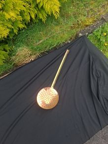 Copper strainer possible to post