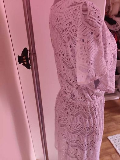 Janina white lace cover up size UK20/22 EU48/50 Postage included