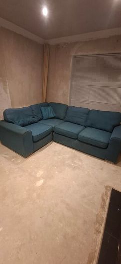 L shaped sofa and 3 seater sofa