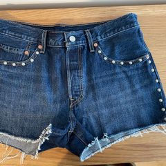 Ladies Levi 501 Shorts (Size 14)