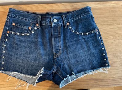 Ladies Levi 501 Shorts (Size 14)