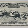 USA United States 2001 1000000 Million Dollars Banknote Note Image 2