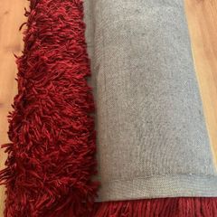 Ruby Red Shaggy Rug