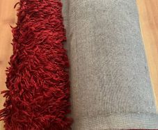 Ruby Red Shaggy Rug