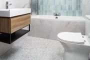 Acton Bianco Carrara Marble Mosaic 31x32cm