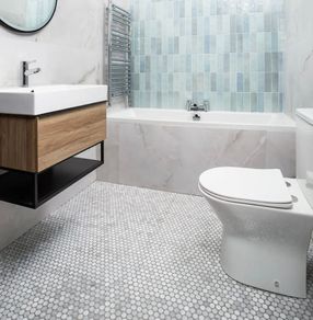 Acton Bianco Carrara Marble Mosaic 31x32cm