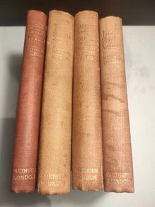 4x Early Rudyard Kipling Hardback Novels