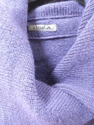 Oska Aubergine Cropped Wool Jacket Size 12(1)