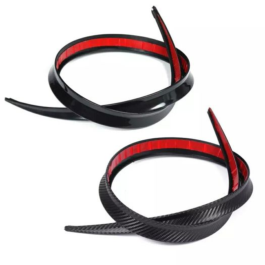 1.5 m black rear car spoiler with 3m adhesive