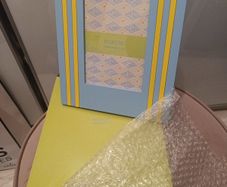 Electric stripe photo frame