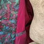 vintage Panache 80s purple floral coat large Image 4