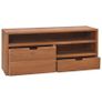 TV Cabinet 90x30x40 cm Solid Teak Wood Image 6