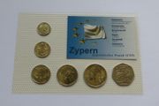 Cyprus the last coins before the euro | Uncirculated Coin set 2004