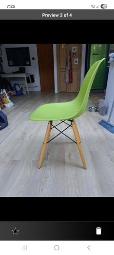 4 funky chairs, great condition, lightweight and durable.