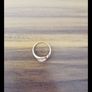 9ct gold ring with cz stones Image 3