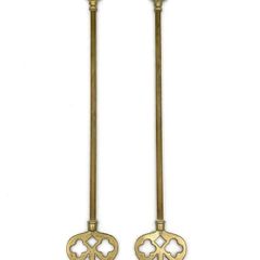 Pair of Vintage Brass Owl Toasting Forks