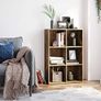 Bookcase, Bookshelf, Storage Shelf with 6 Compartments, Standing Shelf, Cube Shelf, for Living Room, Home Office, Dinning Room, Rustic Brown LBC203BX Image 9