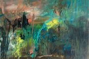 Large Original Abstract Painting Irish abstract art Warm Aesthetic