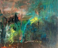 Large Original Abstract Painting Irish abstract art Warm Aesthetic