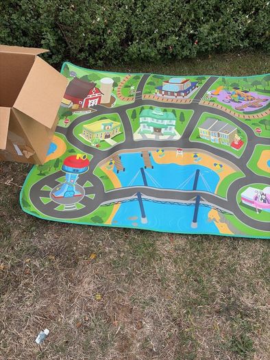 PAW Patrol Mega Mat / Jumbo Foam Floor Playmat Adventure Bay Map