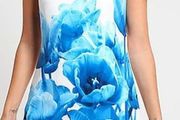 Ted Baker Dress - Blue White - Size 2 UK 10 - BNWT RRP 180