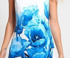 Ted Baker Dress - Blue White - Size 2 UK 10 - BNWT RRP 180