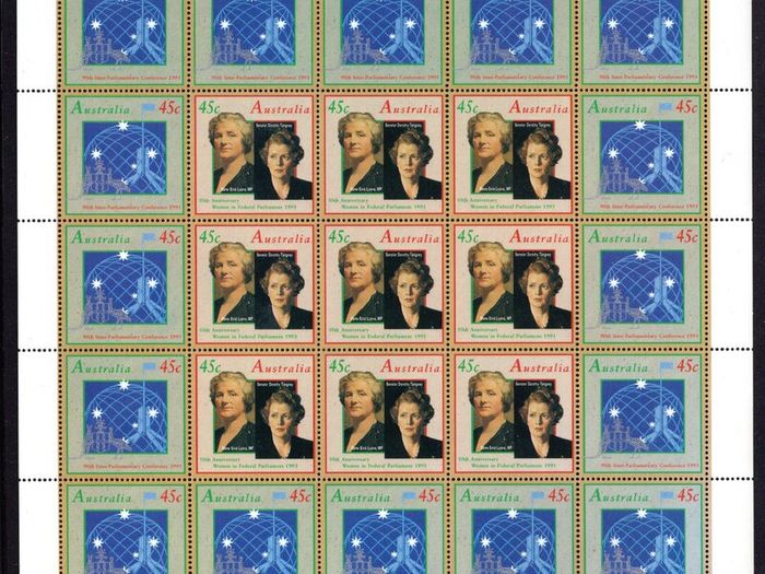 1993 Australia Inter Parliamentary Conference, Canberra Stamp Sheet Mint Never Hinged (MNH)