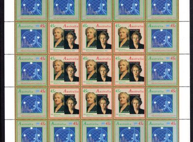 1993 Australia Inter Parliamentary Conference, Canberra Stamp Sheet Mint Never Hinged (MNH)