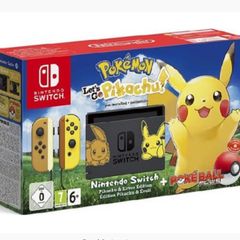 Pristine Nintendo Switch  Pokemon Pikachu & Lets go Eevee Limited Edition