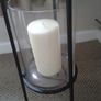 Fab Glass and Metal Candle Holder Image 3