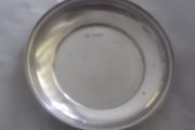 a small solid  silver dish london silver