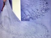 Cathedral Length Crystal and Lace Veil With Comb