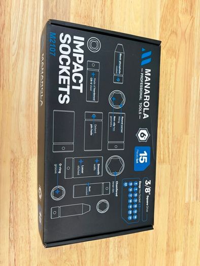 Manarola 15pc 3/8 Impact Socket Set
