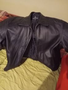 vintage and like new leather jacket xl