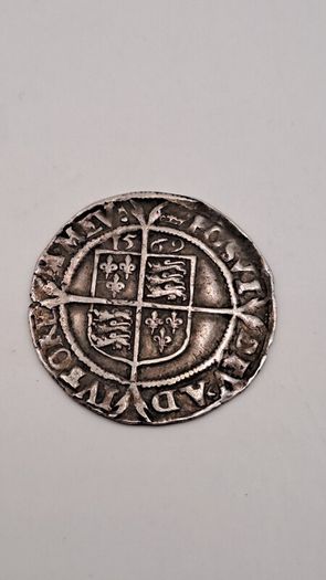 1569 Elizabeth I Silver Sixpence