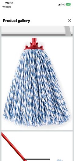 String mop head and handle and wring bucket