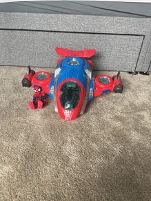 Spiderman Aeroplane and figure