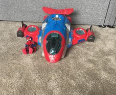 Spiderman Aeroplane and figure